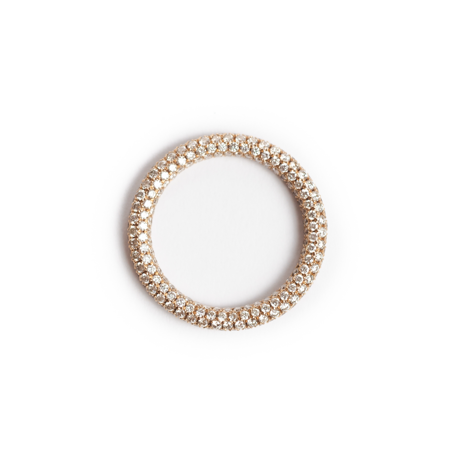 Ring aus 18-karätigem Gold mit Diamanten
