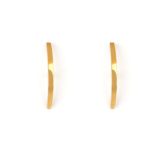 Gold Cuff Earrings