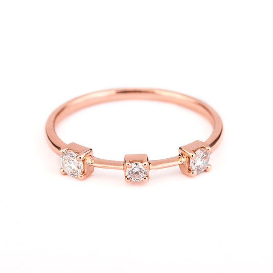 Gold Ring with Diamonds