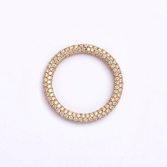 Ring aus 18-karätigem Gold mit Diamanten